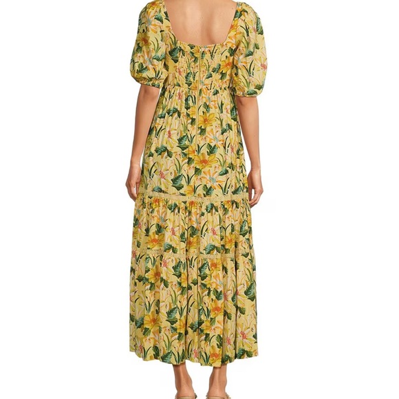 Maison Tara Floral Print Maxi Dress - Picture 4 of 6